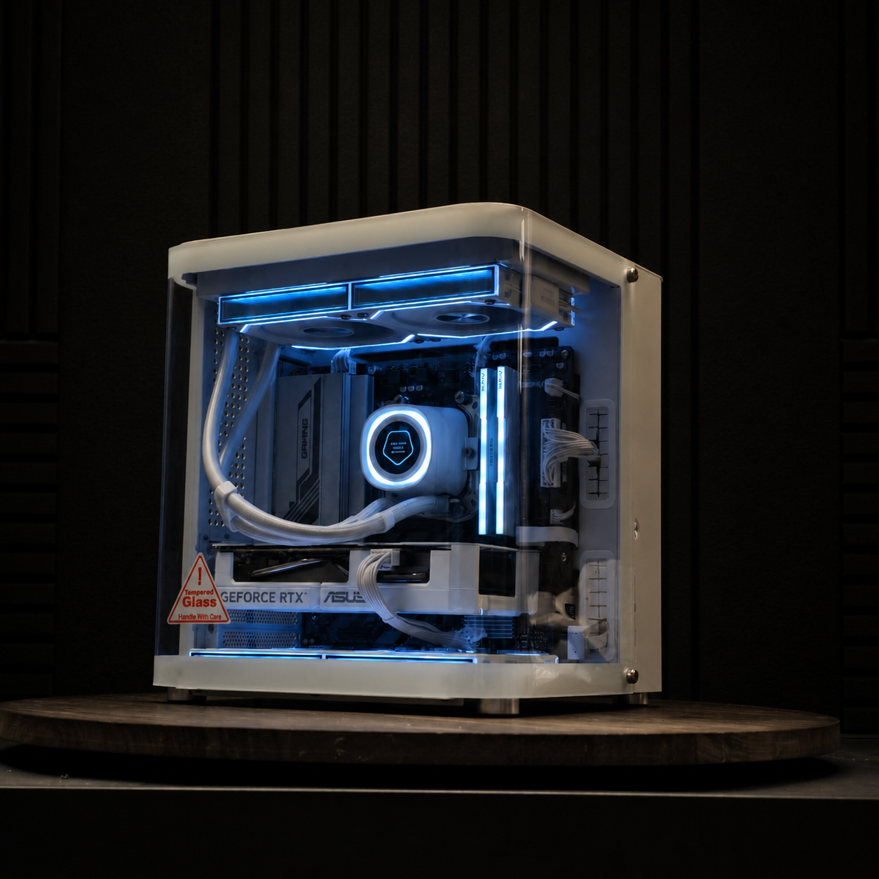 TK1 WHITE 定制电脑作品